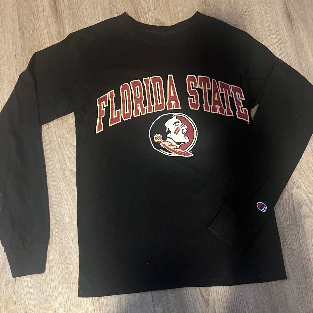 FLORIDA STATE UNIVERSITY (FSU) Champion Long-Sleeve Tee, Size S